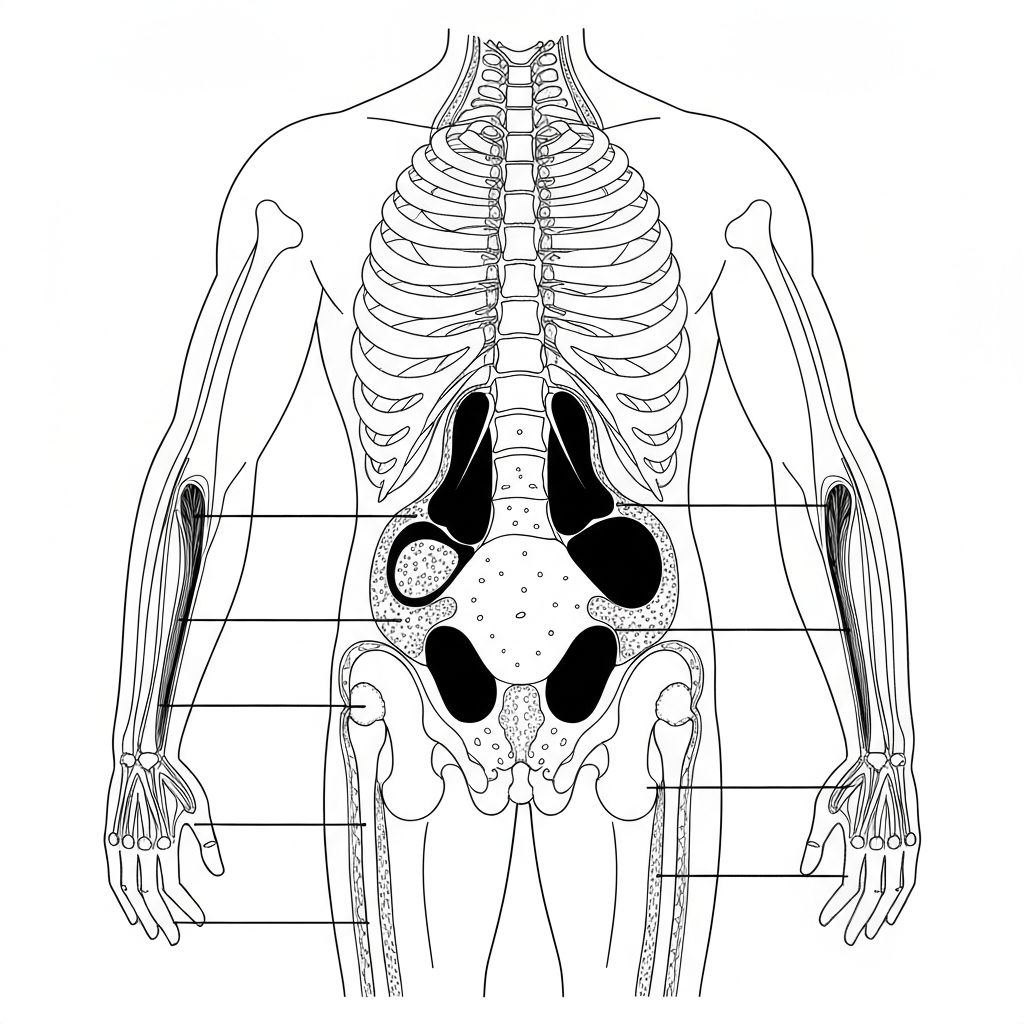 Fat tissue composition diagram